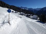 Leichte Kristbergabfahrt