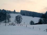 Blick auf den Leitenlift in Habach