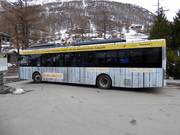 Elektrobus in Saas-Fee