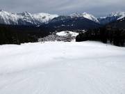 Sehr gute Pistenpräparierung