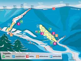 Skigebiet Řeka