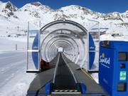 Förderband Gamsgarten 3 - Förderband/Zauberteppich mit Überdachung