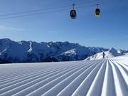 Sehr gute Pistenpräparierung