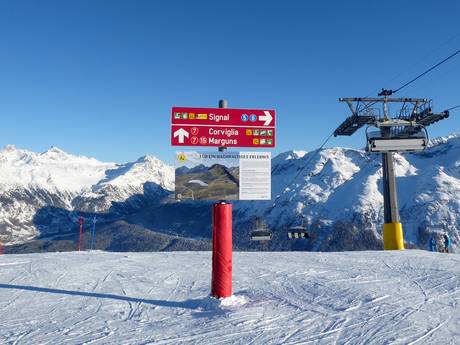 Engadin St. Moritz: Orientierung in Skigebieten – Orientierung St. Moritz – Corviglia