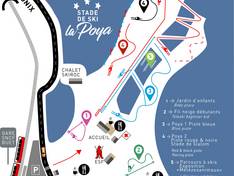 Pistenplan La Poya – Vallorcine