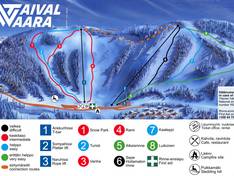 Pistenplan Taivalvaara