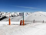 Ausschilderung auf der Piste