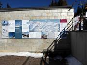 Pistenplan an der Talstation Falzeben