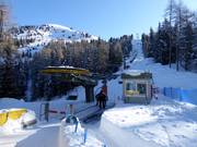 Tramans - 2er Sesselbahn fix geklemmt