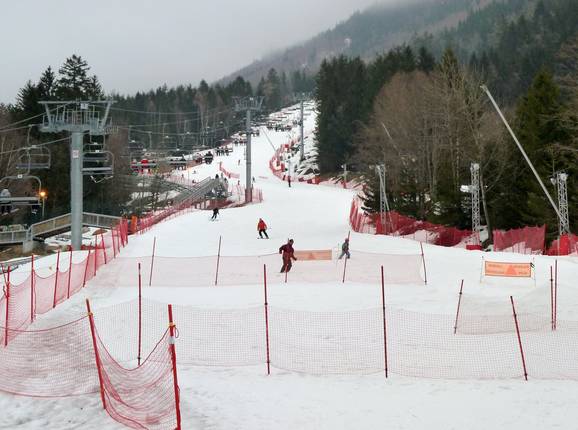 Leichte Piste des Planards