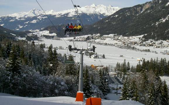 Skilifte/Seilbahnen Naturpark Weissensee – Lifte/Seilbahnen Naggler Alm – Techendorf (Weissensee)
