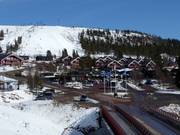 Blick auf das Zentrum von Idre Fjäll