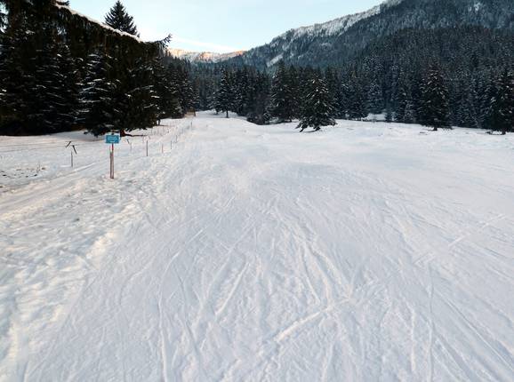 Die leichte Piste in Ohlstadt