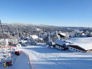 Blick auf Mitterfirmiansreut