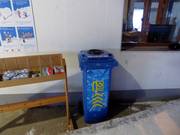 Mülltrennung mitten im Skigebiet