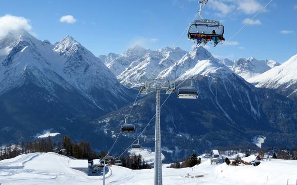 Skifahren bei Vulpera