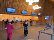 Gepflegter Kassenbereich der Nebelhornbahn