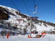 Le Bettex - 4er Hochgeschwindigkeits-Sesselbahn (kuppelbar)