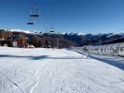 Anfängerbereich in Les Agudes Village mit Förderband