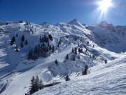 Pisten an der Sesselbahn Nova