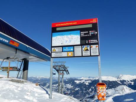 Zillertal: Orientierung in Skigebieten – Orientierung Kaltenbach – Hochzillertal/Hochfügen (SKi-optimal)