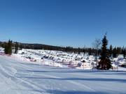 Wintercamping direkt am Skigebiet Ruka