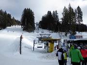 Sunčana dolina - 4er Sesselbahn fix geklemmt