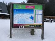 Informationenstafel an der Bergstation