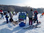 Ausschilderung am Skilift