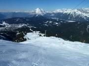 Blick vom Seefelder Joch ins Tal