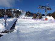 Übungsgelände mit Förderband in Folgàrida