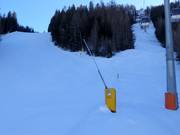 Beschneiung der Talabfahrt