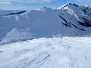Buckelpiste im Skigebiet Treble Cone