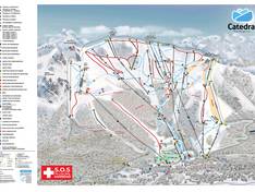 Pistenplan Catedral Alta Patagonia