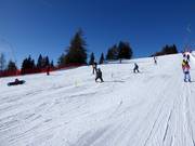 Skikurs am Übungslift Bidner