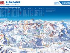 Pistenplan Alta Badia