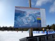Pistenplan im Skigebiet Idre Fjäll