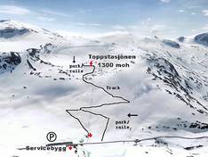 Pistenplan Stryn Sommerski – Tystigbreen