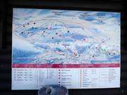 Pistenplan vom Skigebiet an der Talstation