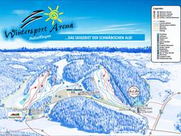 Pistenplan Holzelfingen (Lichtenstein) – Wintersport Arena