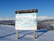 Pistenplan im Skigebiet Ramundberget