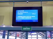 Digitale Informationen an der Talstation Bullocks Flat