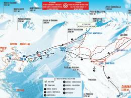 Pistenplan Foppolo/Carona (Brembo Ski)