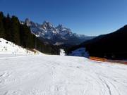 Leichte Talabfahrt Bellaria nach San Martino di Castrozza