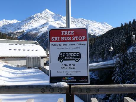 Alta Valtellina: Umweltfreundlichkeit der Skigebiete – Umweltfreundlichkeit Santa Caterina Valfurva