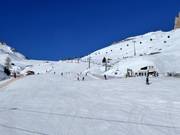Leichte Pisten beim Passo Pordoi