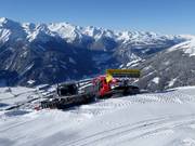 Moderne Pistengeräte warten auf den Einsatz