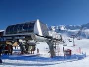 Cimes - 3er Sesselbahn fix geklemmt