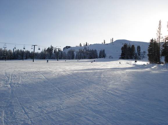 Piste im Skigebiet Soda Springs
