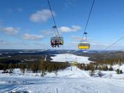 Pohjois Express - 4er Hochgeschwindigkeits-Sesselbahn (kuppelbar) mit Abdeckhauben
